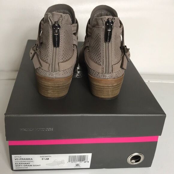 Vince Camuto Pranika Perforated Leather Buckle Boo - Picture 6 of 7